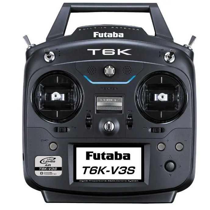 Futaba - T6k V3 Airplane 2.4Ghz T-Fhss Spec Radio System W R3008sb Receiver 1