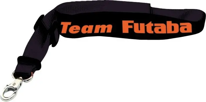 Futaba - Team Futaba Strap, Black & Orange Neck Strap 1