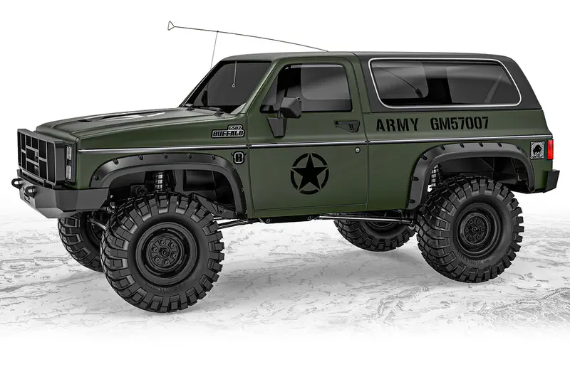 Gmade - 1/10 Gs02f Military Buffalo Ts Scale Crawler Kit 1