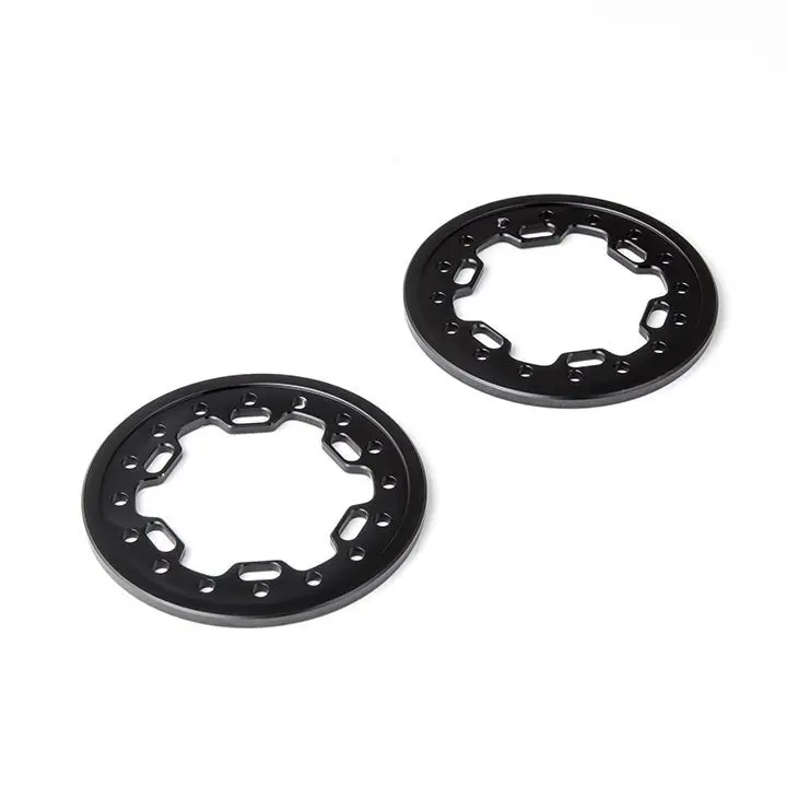 Gmade - 1.9" Aluminum Ring  Beadlock Ring Cl (Black) (2): Gom 1