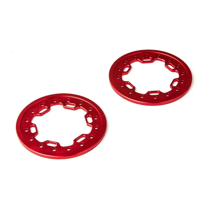 Gmade - 1.9" Aluminum Ring  Beadlock Ring Cl (Red) (2): Gom 1