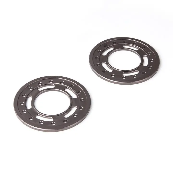 Gmade - 1.9" Aluminum Ring Beadlock Ring St (Gun Metal) (2): Gom 1