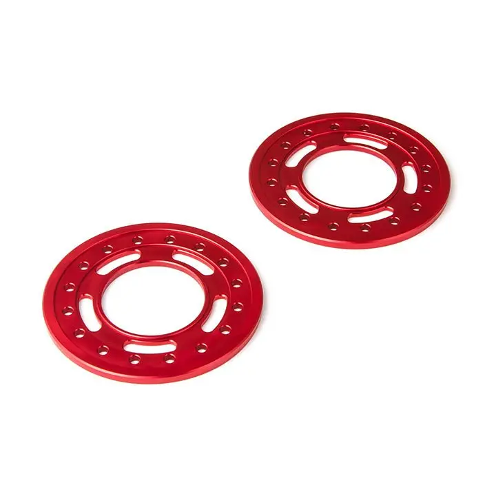 Gmade - 1.9" Aluminum Ring Beadlock Ring St (Red) (2): Gom 1