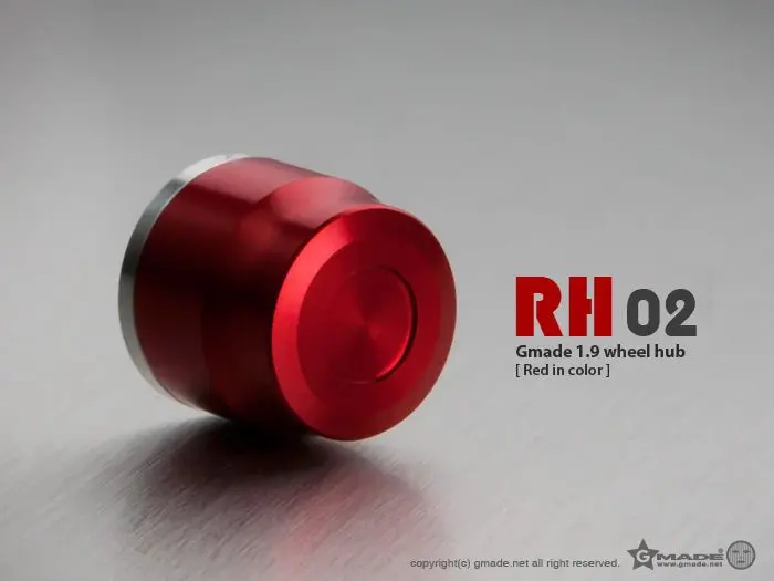 Gmade - 1.9 Rh02 Wheel Hubs (Red) (4) 1