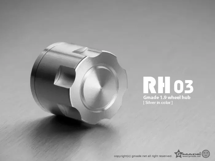 Gmade - 1.9 Rh03 Wheel Hubs (Silver) (4) 1