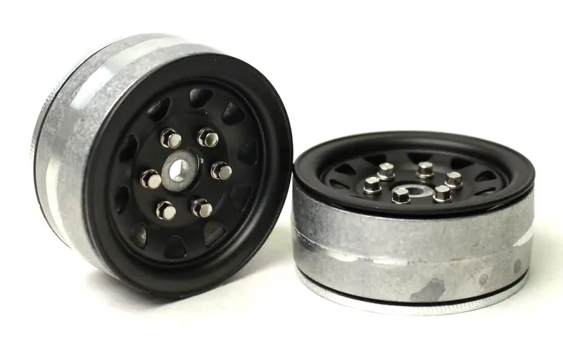 Gmade - 1.9" Sr04 Beadlock Wheels (Matte Black) 1