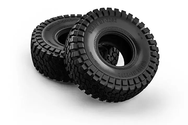 Gmade - 2.2" Mt2202 1/10 Scale Crawler Off-Road Tires (2) 1