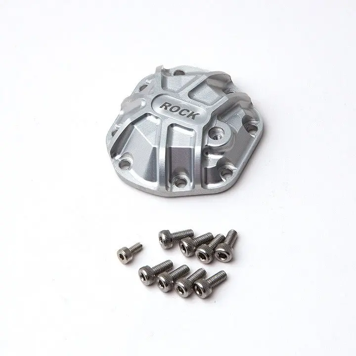 Gmade - 3D Machined Differential Cover (Silver) For R1 Axle. 1