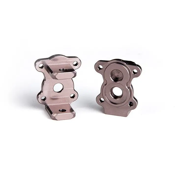 Gmade - Aluminum C-Hub Carrier (2) Titanium Gray For R1 Axle. 1
