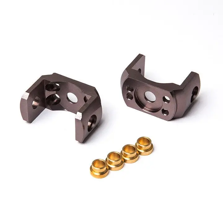 Gmade - Aluminum C-Hub Carrier (Titanium Gray) (2) For Gs01 1