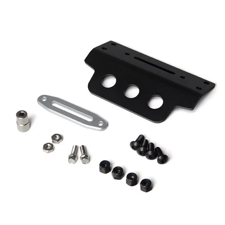 Gmade - Aluminum Skid Plate, Black, For 52412 Gs01 Tube Bumper 1