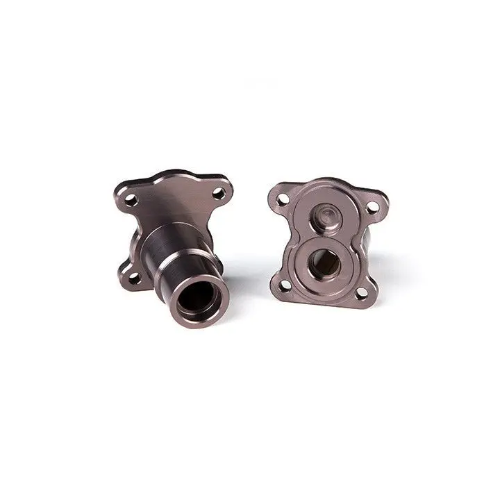 Gmade - Aluminum Straight Axle Adapter (2) Titanium Gray For R1 Axle 1