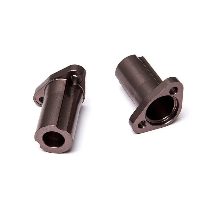 Gmade - Aluminum Straight Axle Adapter (Titanium Gray) (2) For Gs01 1