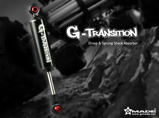 Gmade - G-Transition Shock Black 80Mm (4) For 1/10 Crawler 1