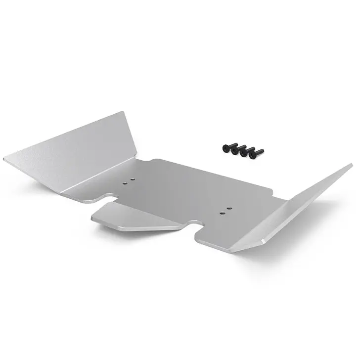 Gmade - Gr01 Aluminum Skid Plate (Silver): Gom 1
