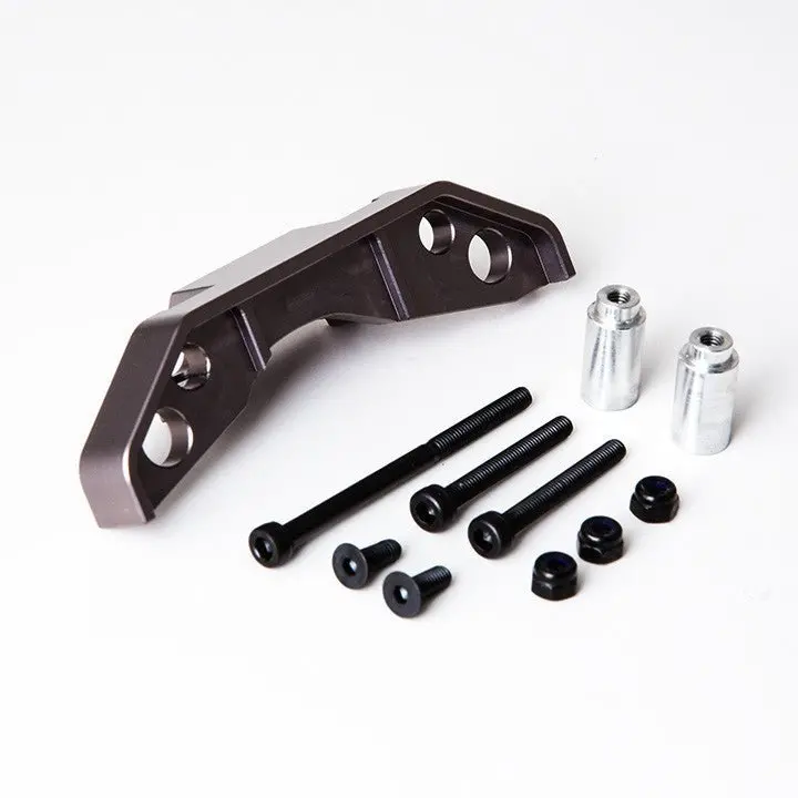 Gmade - R1 Rear Axle Truss Upper Link Mount (Titanium Gray) 1