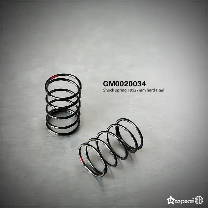 Gmade - Shock Spring 19X27mm Hard Red (2) 1