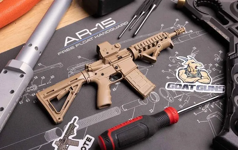 Goatguns - 1/3 Scale Die Cast Ar15 Model, Coyote 2
