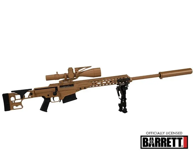 Goatguns - 1/4 Scale Die Cast Barrett Mk22 Model, Tan 1