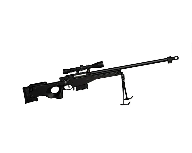 Goatguns - 1/4 Scale Die Cast Sniper Rifle Model, Black 1