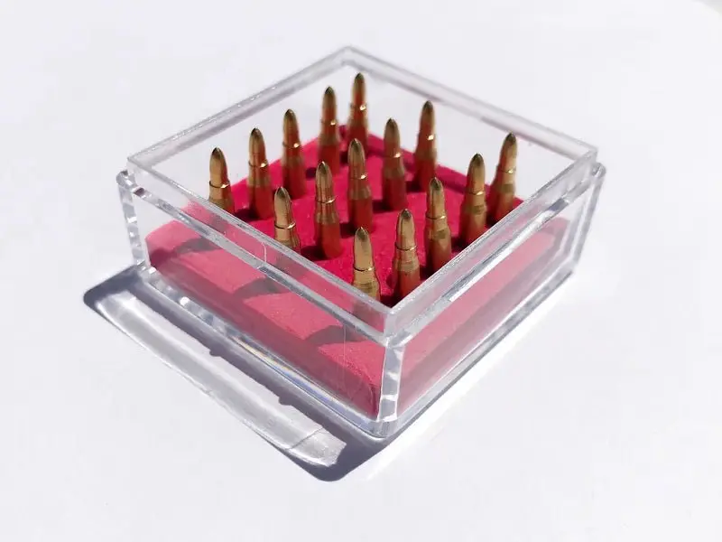 Goatguns - Mini Ak Dummy Brass Rounds, For Ak47 Models 1