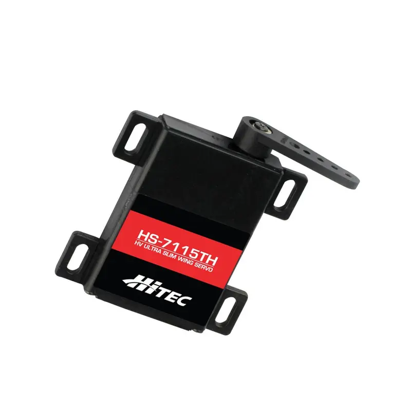 Hitec - Hs-7115Th High Voltage, Titanium Gear, Slim Wing, Ultra Premium Servo .10Sec/54Oz @ 7.4V 1