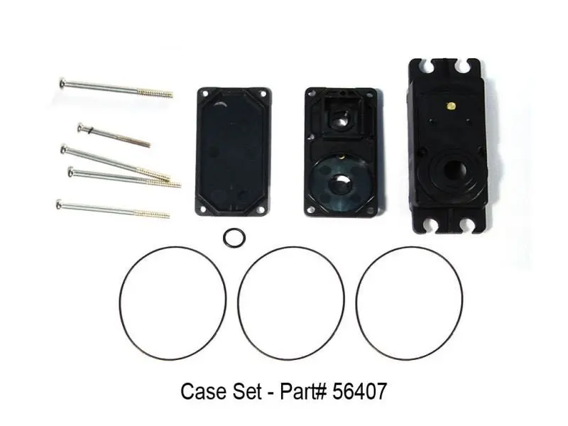 Hitec Rcd - Plastic/Aluminum Case Set For Hs-7950Th 1