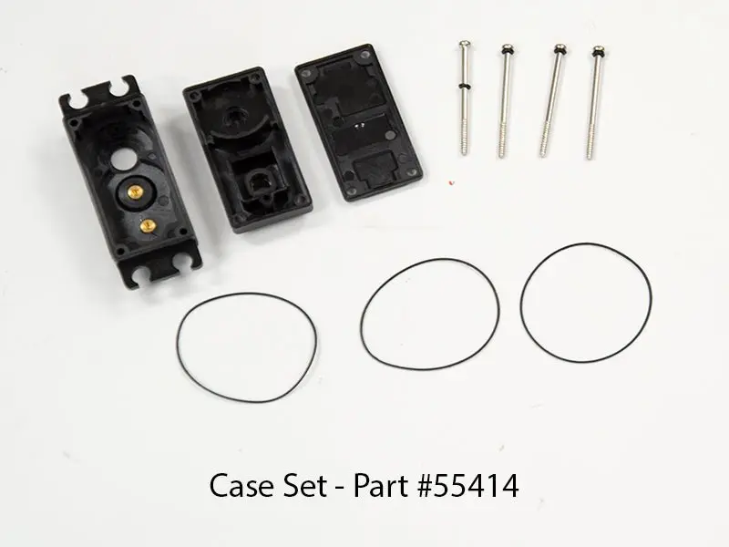 Hitec Rcd - Plastic/Aluminum Case Set For Hs-7955Tg, Hs-7954Sh 1