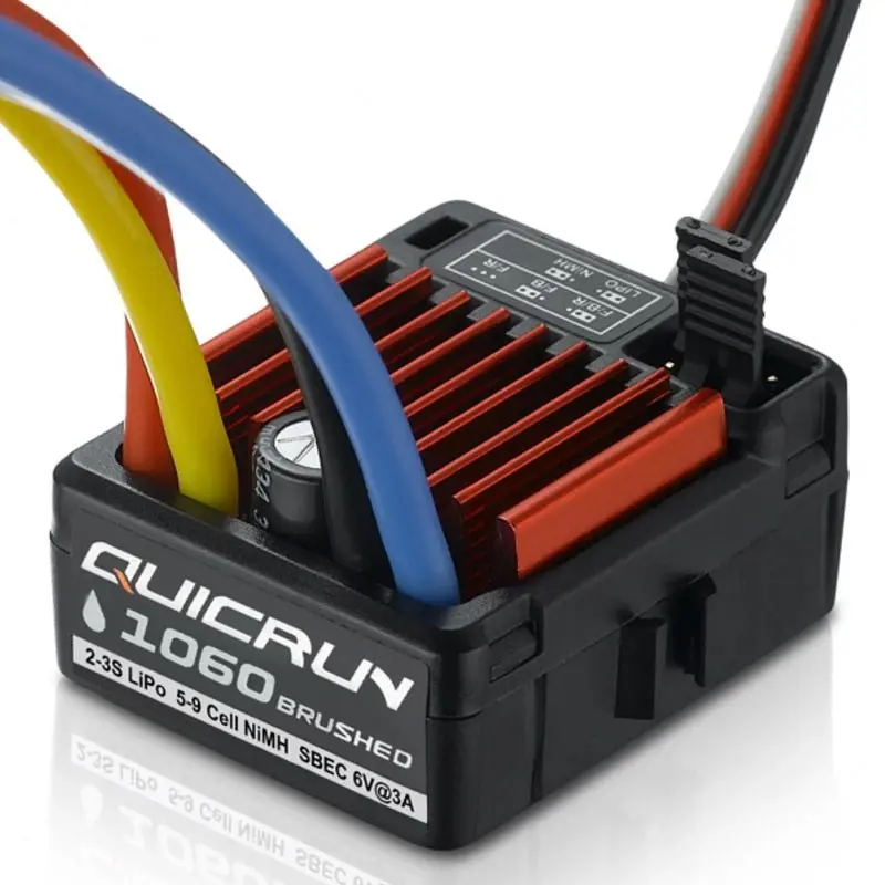 Hobbywing - Quicrun 1060 Brushed Esc Sbec T Plug (2-3S) 1