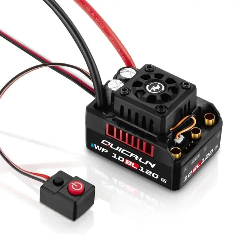 Hobbywing - Quicrun 10Bl120 G2 Esc (2-4S) 1/10Th Sensorless Brushless System 1