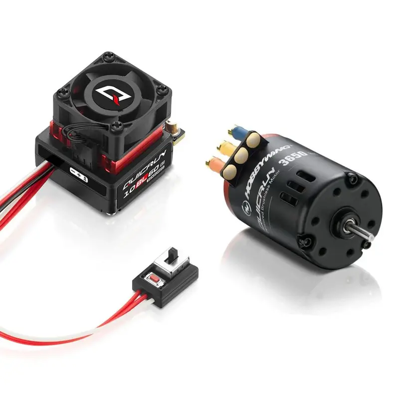 Hobbywing - Quicrun 10Bl60 Sd G2 Esc & Qr3650 Sd 10.5T G2 Motor Combo (2S) 1