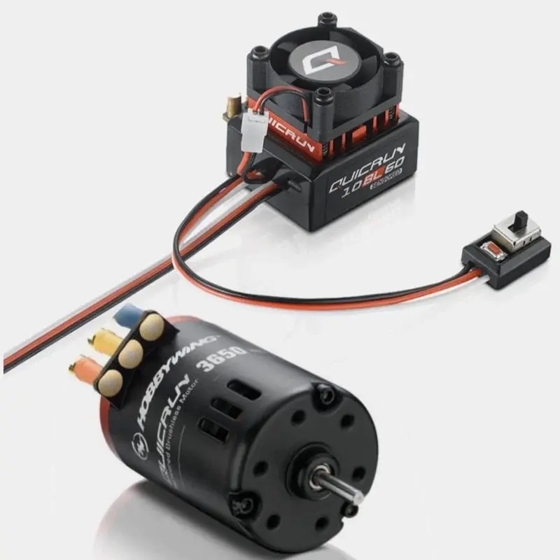 Hobbywing - Quicrun 10Bl60 Sensored Esc + Qrc10sd 25.5T Motor Combo 1