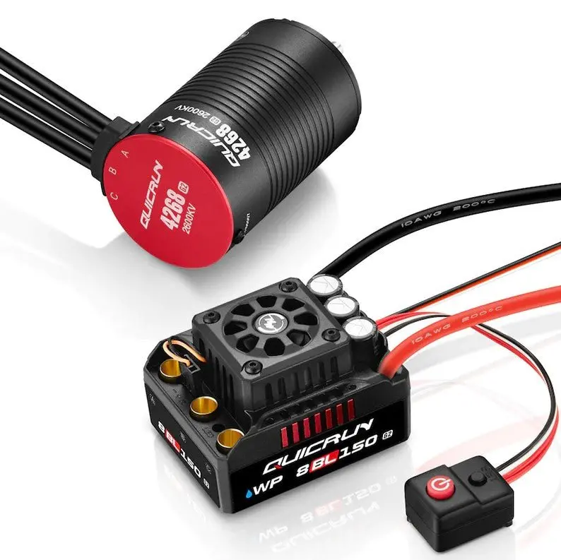 Hobbywing - Quicrun 8Bl150 G2 Esc With Ezrun 4268L G2 Motor Combo 1
