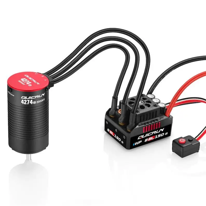 Hobbywing - Quicrun Wp 8Bl150 G2 Esc With Ezrun 4274 G2 Motor Combo 1