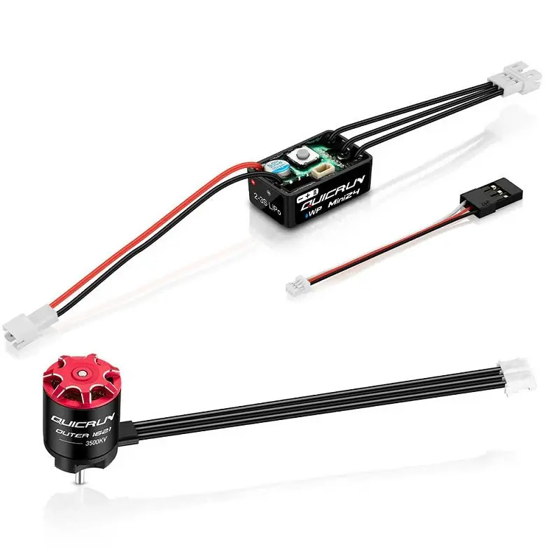 Hobbywing - Quicrun Wp Mini24 Esc & 1621Sl 3500Kv Motor Combo 1