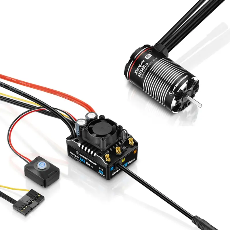Hobbywing - Xerun Axe R3 Esc + 1400Kv 2-4S 540L R2 Motor Combo 1