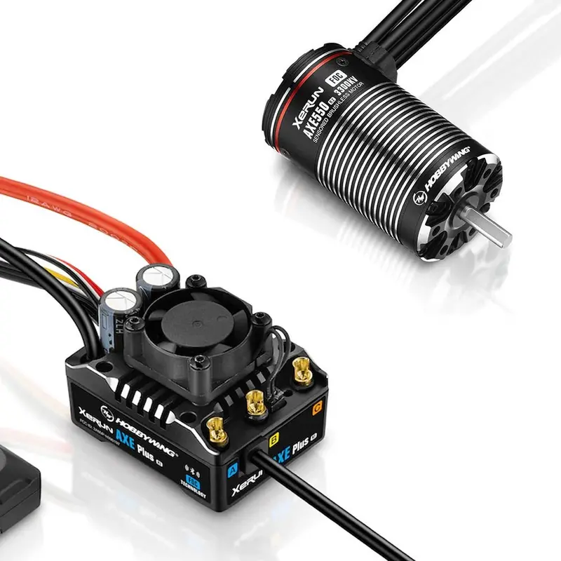 Hobbywing - Xerun Axe R3 Esc + 3300Kv 2-3S 550L R2 Motor Combo 1