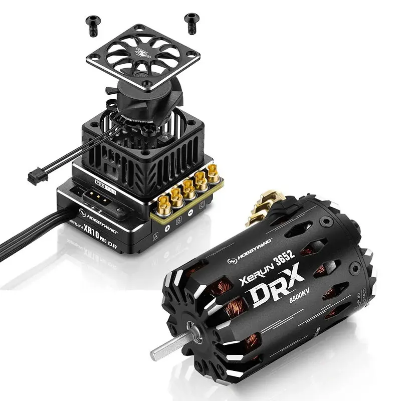 Hobbywing - Xerun Xr10 Esc + Drx3652 8500Kv Motor Combo 1