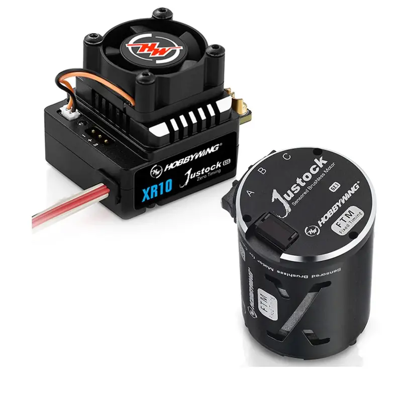 Hobbywing - Xerun Xr10 Justock G3s, Js5 17.5T G2.1 Motor Combo 1