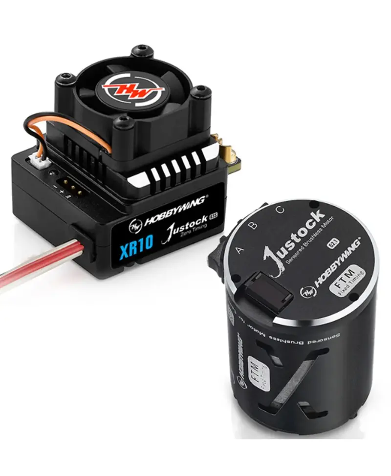 Hobbywing - Xerun Xr10 Justock G3s, Js6 21.5T G2.1 Motor Combo 1