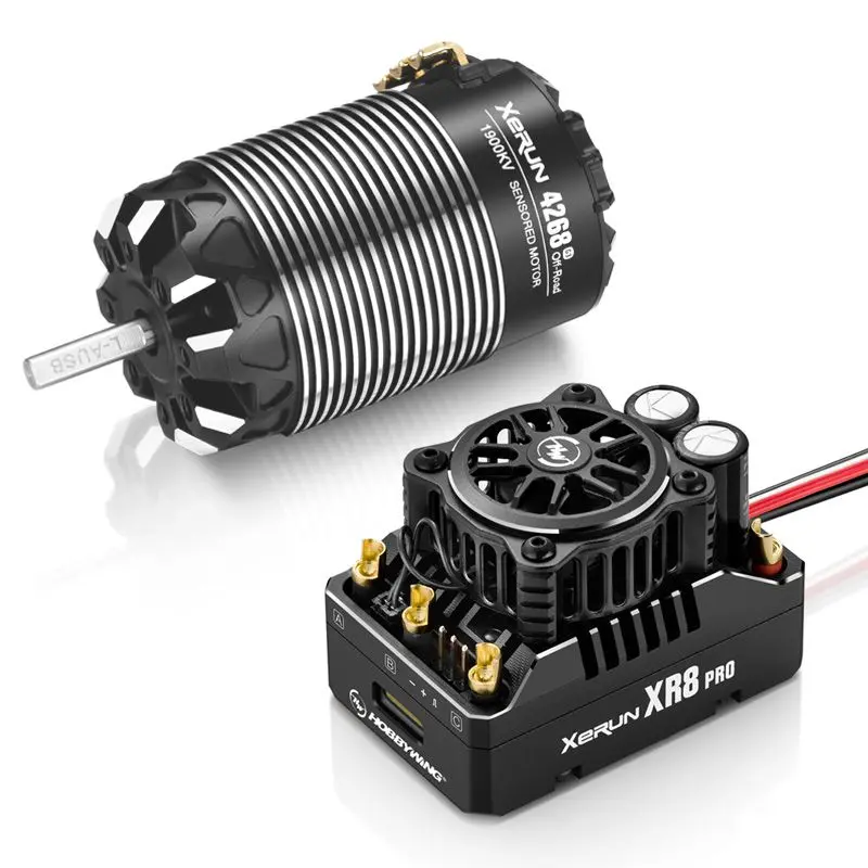 Hobbywing - Xerun Xr8 Pro G3 Esc + 4268Sd G3 Motor 1900Kv Combo, 4S 1