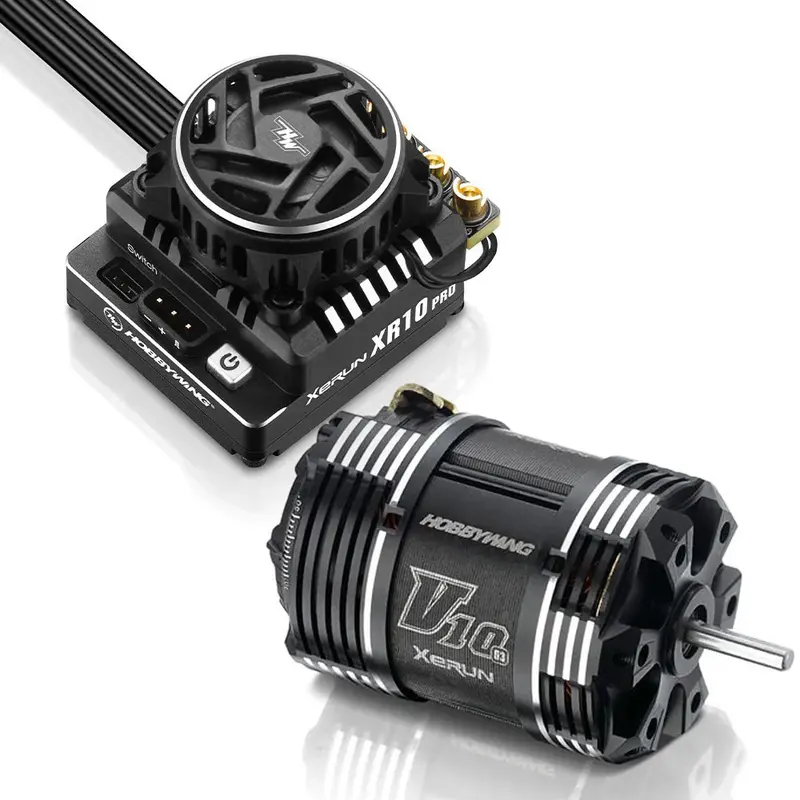 Hobbywing - Xr10 Pro G3 Esc + V10 G3 6.5T Modified Motor Combo 1