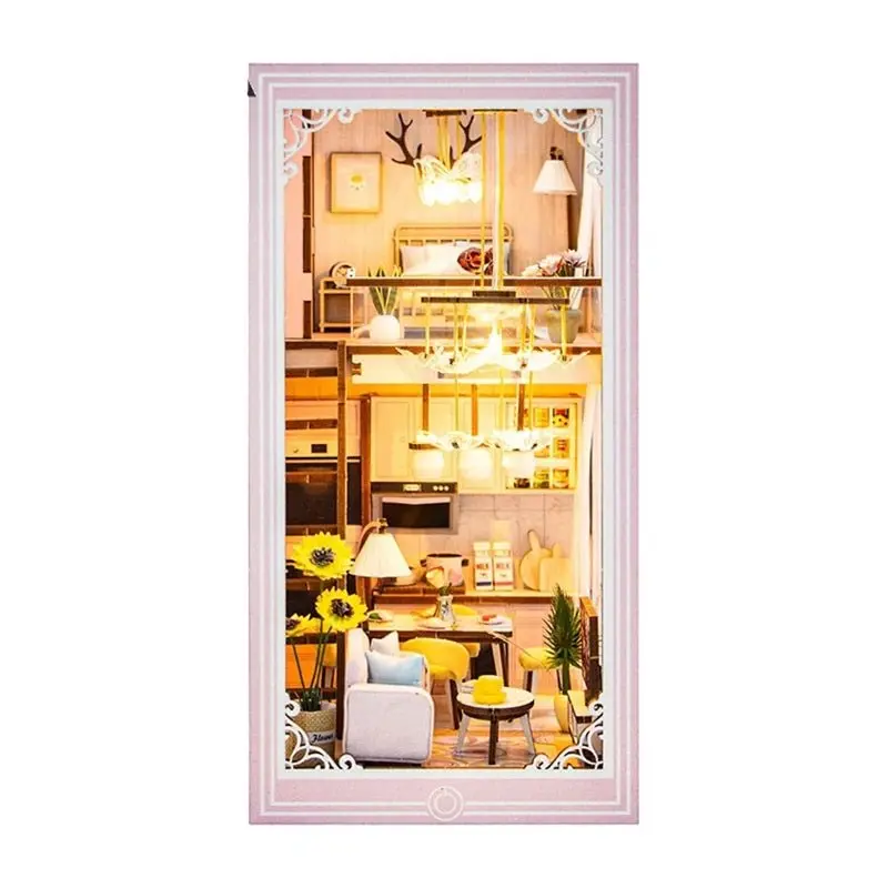Hongda - Pink Loft Book Nook 1