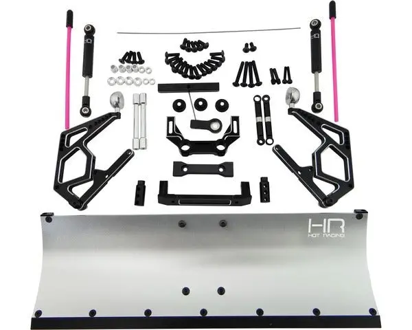 Hot Racing - 1/10 Scale Cnc Aluminum Snow Plow, Fitstraxxas Trx 4 1
