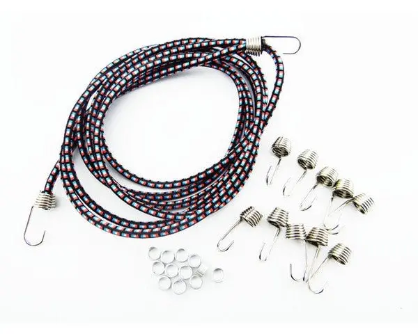 Hot Racing - 1/10 Scale Green/White Bungee Cord Kit 1