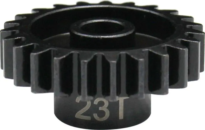 Hot Racing - 1.5 Mod Hardened Steel Pinion Gear, 23 Tooth, 8Mm Bore 1