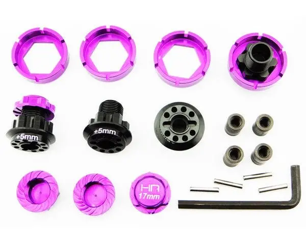Hot Racing - 17Mm Savage Flux Warlock Wheel Adapter, Wide Hex 1