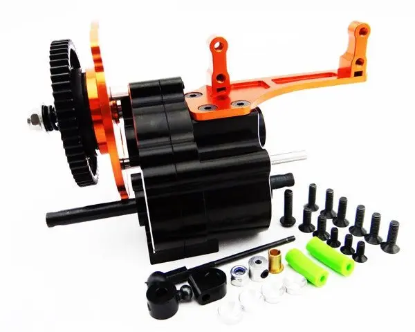 Hot Racing - 2 Speed Gear Box W/ Steel Gear, Long Output Shaft, For Axial Wraith And Ax10 1