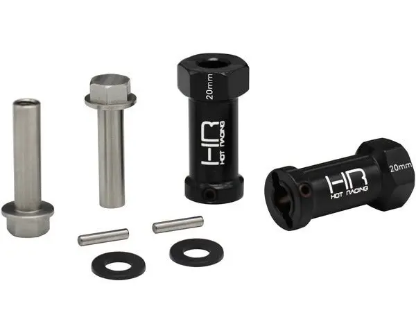 Hot Racing - 20Mm Wheel Hub Extensions W/12Mm Hex (2), For Axial Scx Wraith 1