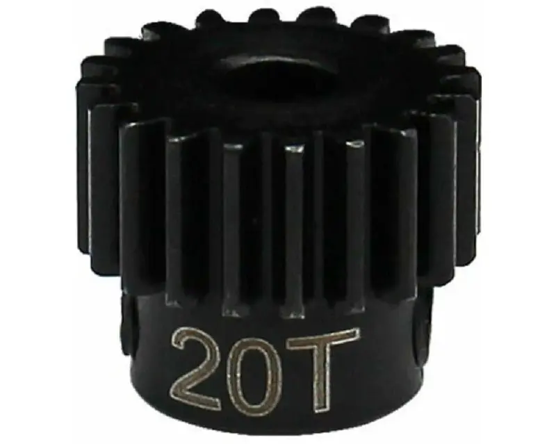 Hot Racing - 20T 0.5 Mod Hardened Steel Pinion Gear, 1/8 Bore 1